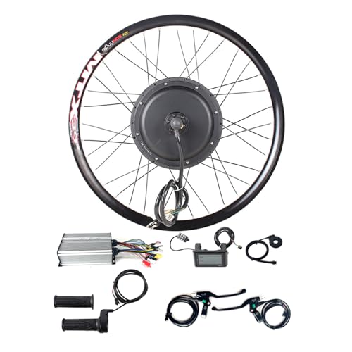 E-bike Rear Hub Kits 2000W 48V/52V Motor with 27.5 29 Wheel SW900 Display UKC1 Display 45A Controller PAS Brake Half Twist Throttle Controller Box XT60XT90 Connector (SW900 29)