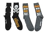 Hyp The Goonies Men's Crew Socks 2 Pair Pack Shoe Size 6-12