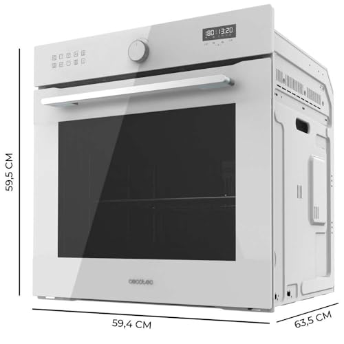Cecotec Einbaubackofen Multifunktion 60 cm Bolero Hexa AF316000 Glass White A 3400W 81 L – Bild 2