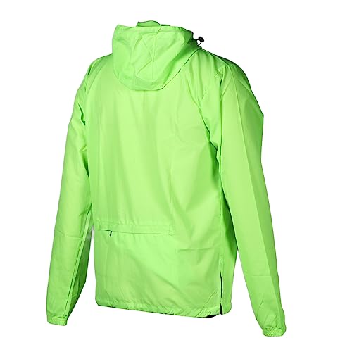 Chaqueta reflectante para ciclismo hombre verde M miniatura 6