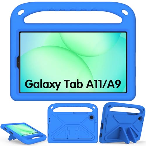 XunyLyee Kids Case for Samsung Galaxy Tab A9 8.7"/ Galaxy Tab A11 (8.7 inch) 2025 SM-X110/ SM-X115/ SM-X133/SM-X135 Cover, Blue