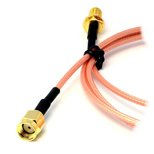 Image of WiFi Antenna EXTENSION Cable /Lead Wireless RP SMA 1m (~3 feet)