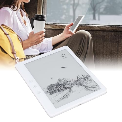VELATEMOR 5.8 Inch E Reader, 32GB WiFi Portable Electronic Book Reader with 300PPI EInk Touchscreen and Type C for Android, for Reading and Outdoor Use
