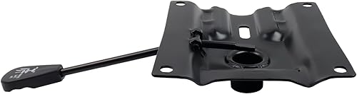 Miniatura 4 de Wealrit Base inclinable para silla de oficina, mecanismo de elevación de control resistente, placa base giratoria negra de 6.8 x 5.5 pulgadas,