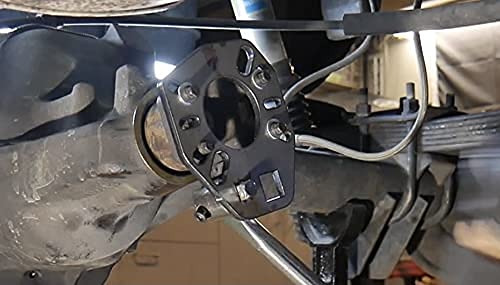 Lkonwee Stainless Steel Pinion Yoke Wrench Tool - Extra Strength Puller For Loosening Pinion Flange And Nuts That Fits Most Sockets - Works With Various Style Yokes, Flanges, Or Axles #TOP3