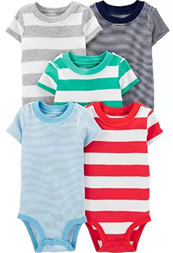 Bodys Carter's bébé garçon 3 mois vêtement coton manches courtes rayures multicolores
