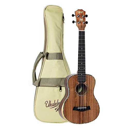 Ukulele Seizi Bora Bora Plus Tenor Acústico Koa Com Bag