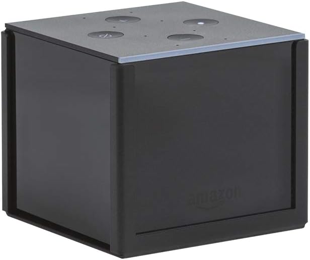 HIDEit Mounts Cube Wall Mount for Amazon Fire TV Cube - Made in USA, Black Steel Wall Mount for Amazon Streaming Device, Hide Your Amazon Fire TV Cube Behind or Near TV