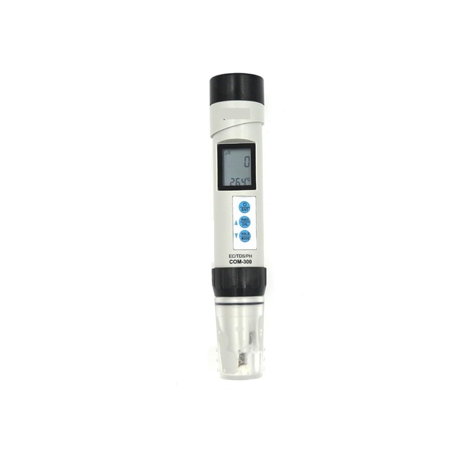 Bodenmessgerät, 2/3 /4 In 1 Digitales PH-Meter TDS EC Temp Wasserqualitätstester Messwerkzeug for Trinkwasser-Hydroponik-Aquarium Für Gartenarbeit und Landwirtschaft(COM-300)