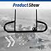 Rear Wide Grab Bar Bumper Replacement for Yamaha YFZ450 2008-2013 Black