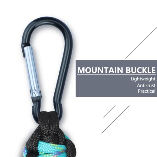2 Paquetes de Silbato de Supervivencia de Emergencia con Brújula, Llavero de Paracord Trenzado con Mosquetón, Llavero Multifuncional para Senderismo, Viajes, Caza, Navegación y Pesca miniatura 4