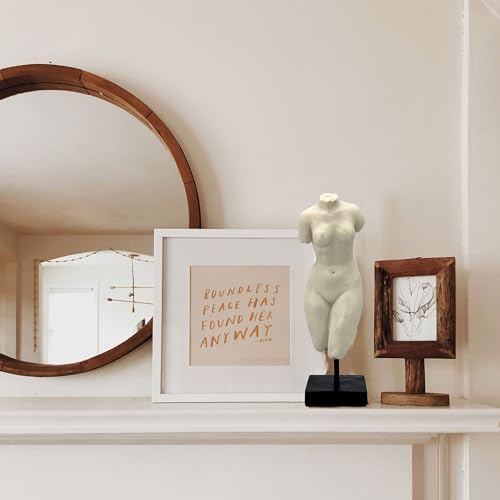 Galt International POLYRESIN WHITE BODY STATUE WITH BASE 15 Venus Aphrodite Poly Marble Torso Greek Goddess 15-Inch Sculpture Bust Statue thumb #7