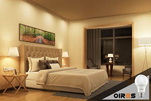 Oires 60W Equivalent Led Light Bulb 800 Lumens A19 Shape Bulbs 5000K Daylight Non-Dimmable Ul Listed 9 Watt E26 Base Suitable For Use In Enclosed Fixtures & Damp Locations thumb #4