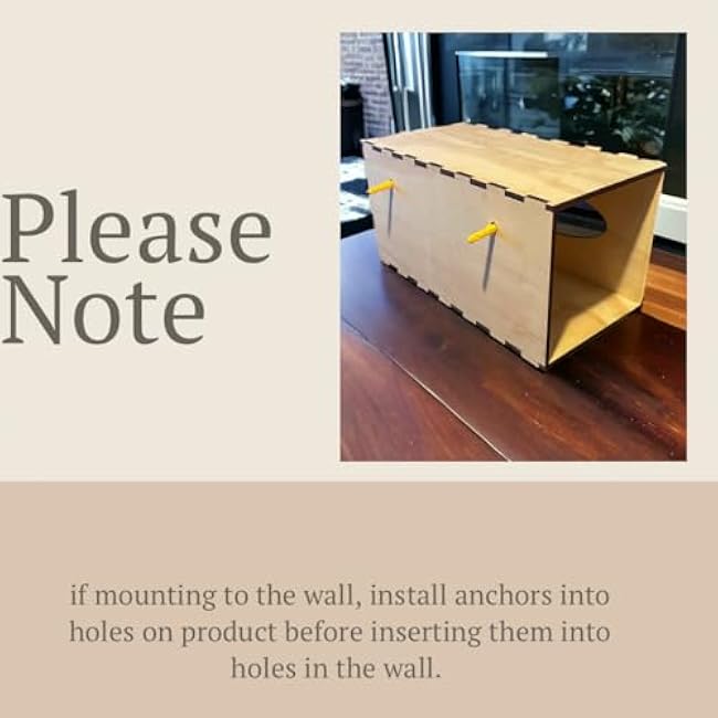 Bamboo Trash Bag Dispenser for Kitchen Storage and Organization, Decorative Trash Bag Holder and Organizer