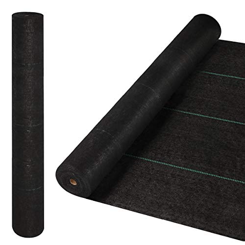 KINGSO Weed Barrier Landscape Fabric 4 x 100ft Heavy Duty 5 oz Weed