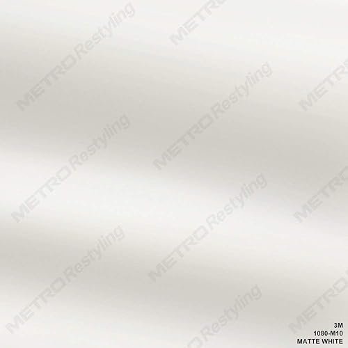 3M 1080 M10 película de vinilo cubreautos de color blanco mate., Blanco
