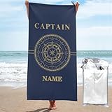 ocean degree yacht services ✦ Un cadeau d'amour ✦ : Cette serviette de plage de bateau personnalisée fait le cadeau parfait de bateau, cadeau de capitaine de bateau de décor nautique, cadeau de chauffage, cadeau pour lui, ou un beau ajout à tout décor rustique. Les amis ou la famille vont adorer.