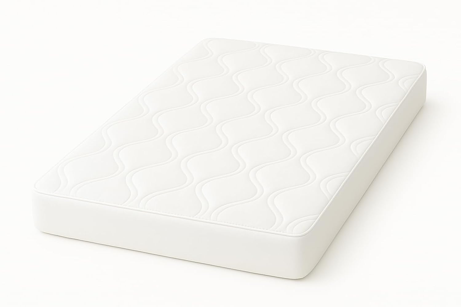Pack N Play Mattress Pad 27x39 - Quilted Fitted Sheet for Graco, Baby Trend, Dream On Me, Evenflo - Soft White, Made in USA
