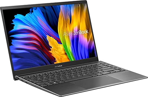Asus Zenbook 14 Thin and Light Business Laptop 14  FHD IPS Display AMD Hexa-Core Ryzen 5 5500U (Beats i7-10510U) 8GB RAM 1TB SSD GeForce MX450 2GB Backlit Keyboard USB-C Webcam Grey + HDMI Cable