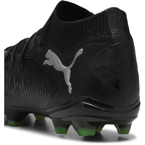 Puma - Future 8 Pro FG/AG, Zapatillas de fútbol Unisexo, Puma Black-Puma Silver-Fluo Green, - imagen 5