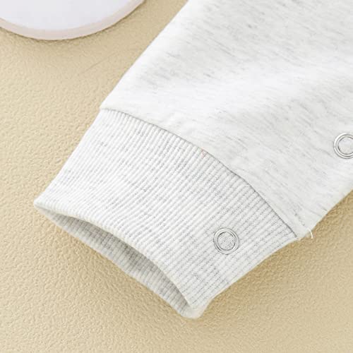 Voyoao Infant Rompers Newborn Infant Baby Boys Girls Cotton Football Rugby Printed Autumn Long Boys Romper (A, 6-12 Months) #TOP4
