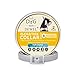 Dewel 2pcs Collar Antiparasitos Perros/Gatos Contra Pulgas,Garrapatas y Mosquitos,Tamaño Ajustable e Impermeable...