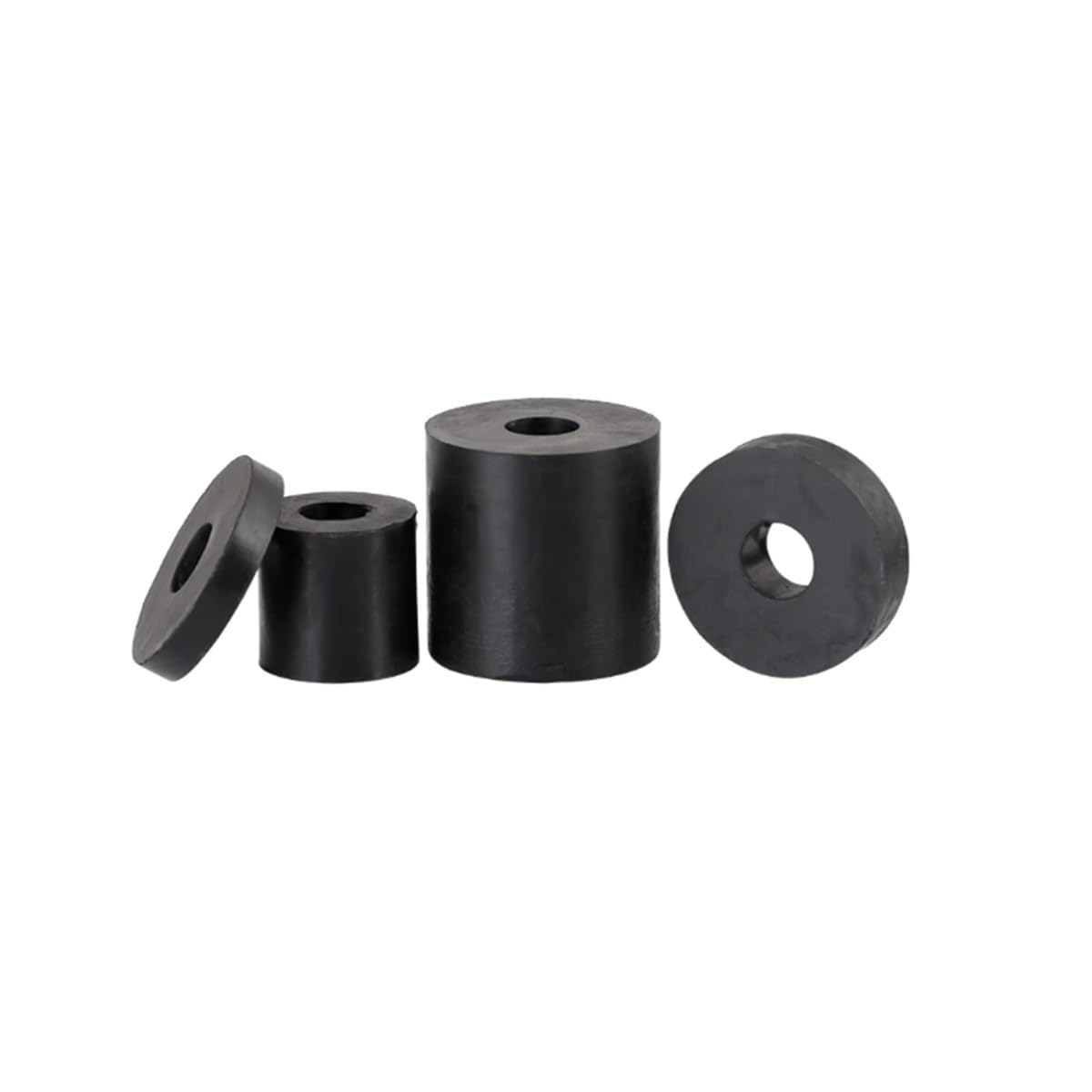 Junta de silicona, arandela plana, 10 arandelas de goma, arandelas circulares de goma amortiguadoras, bloque de almohadilla de goma engrosado for unidad externa de aire acondicionado(10X35X8mm)