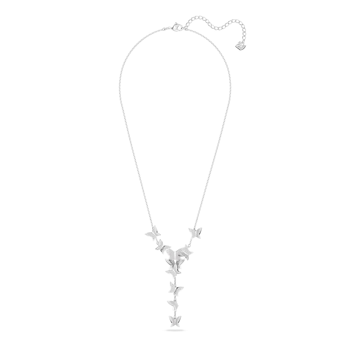 Swarovski Idyllia Lilia Kolekcja, Motyl, Biały, Powlekany rodem