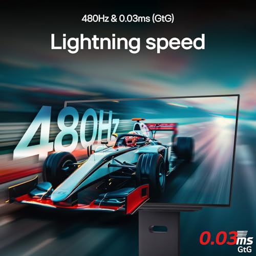 Image of LG 27GX790A-B 27-inch Ultragear OLED Gaming Monitor QHD 1440p 480Hz, 0.03ms, DisplayPort 2.1, True Black 400, NVIDIA G-Sync, AMD FreeSync Premium Pro, HDMI, USB, Tilt /Height /Swivel /Pivot Stand, Black