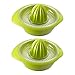 Produktbild Westmark 2 Zitronen-/Zitruspresse mit Behälter, Durchmesser: 18,7 cm, Fassungsvermögen: 0,5 Liter, Kunststoff, Limetta, Apfelgrün, 309122EA