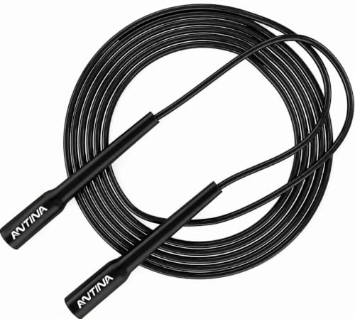 Image of Worldwide Adjustable Skipping Rope for Men & Women Speed Jump Rope for Exercise, Gym, Sports & Fitness (Black)