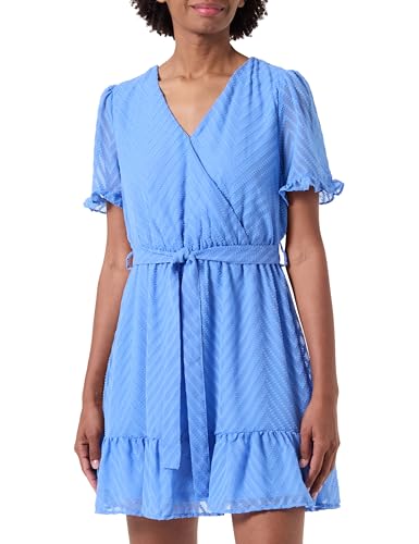 Robe courte VILA Vimichelle avec ceinture pour femme en taille unique
