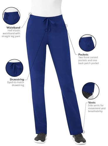 Image of Maevn Women's Half Elastic Medical Scrub Pant