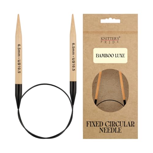 Knitter’s Pride Bamboo Luxe Fixed Circular Needles 40"" (100cm) – US Size 10.5 (6.5mm) by Knitter's Pride - Used condition - US$12.35