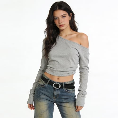 Image of Earnda Women Leather Belt for Jeans Dresses Fashion Buckle Waist Belts