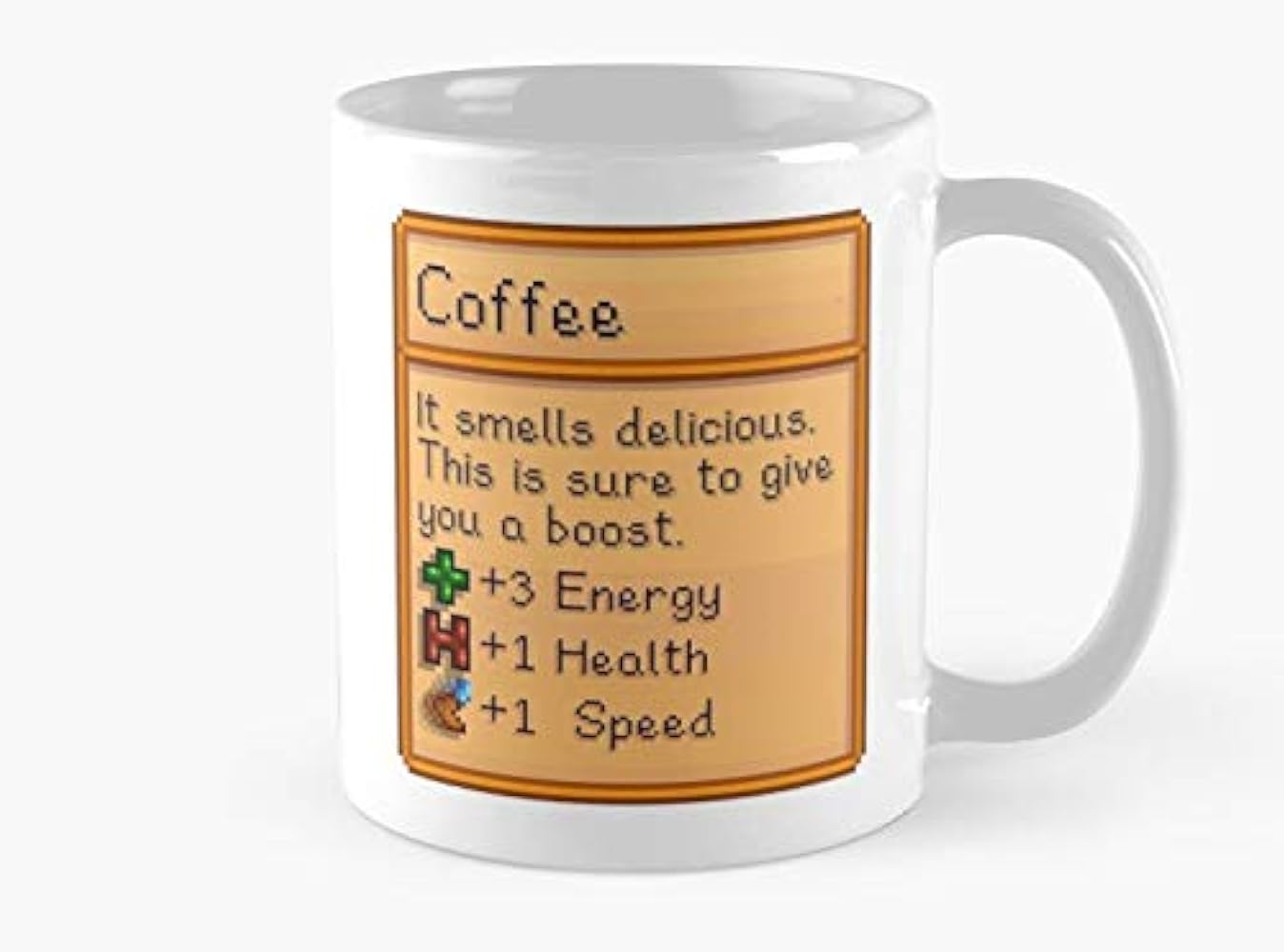 Stardew Valley Coffee Standard Mugs Gift, It smells delicious, Unique Gifts ideas for loved ones 11 oz. White Mug