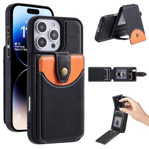 Étui portefeuille iPhone 17 Pro noir amovible pour simplifier vos sorties