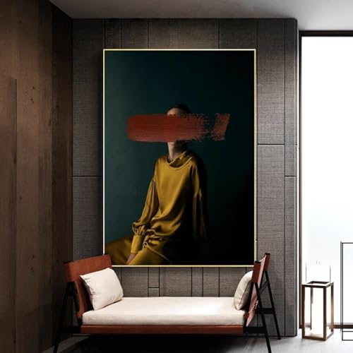 Peinture graffiti art KEBIA affiche toile murale moderne deco maison 40x60cm