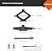 AV Steel Scissor Jack for Car 2 Ton (4409 lbs) Heavy-Duty Car Jack Kit, Universal Tire Tool Kit - Portable Lift Jack with Ratcheting Handle and L-Wrench for Auto SUV MPV