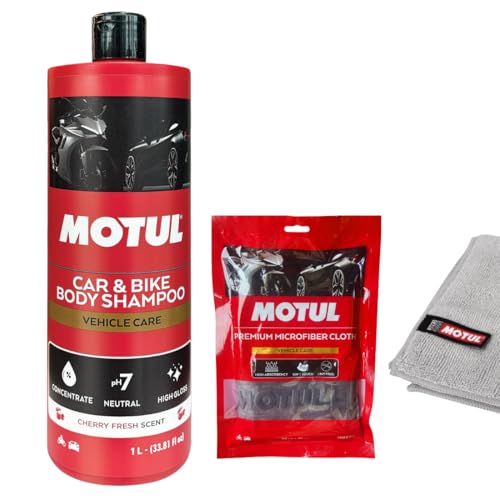 Image of Motul Car & Bike Body Shamp0 500ml With Microfiber Cloth Combo