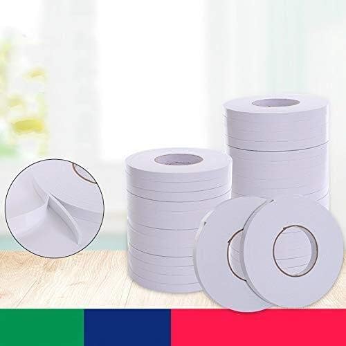Tape Roll Single Sided Sponge Tape Adhesive Sticker Foam Glue Strip Sealing Tape Home Window Insulation Weather Strip Seal Tape 45Mmx4Mm,