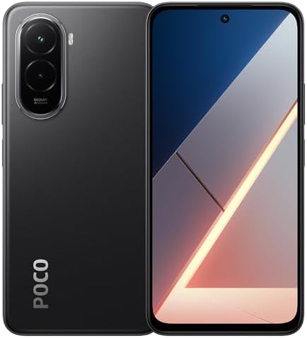 XIAOMI Poco M7 4G Smartphone, Negro, 6GB+128GB, NFC, Capacidad Ba...