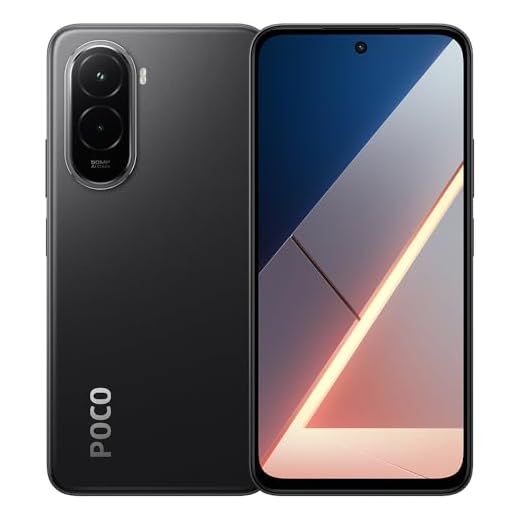 XIAOMI Poco M7 4G Smartphone, Schwarz, 8GB+256GB, 6.9 Zoll, mit Ladegerät, NFC nicht unterstützt, Akkukapazität 7000mAh, Android 15, Snapdragon, IPS LCD, 144Hz, Hauptkamera 50MP
