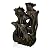 Alpine Corporation WIN1398 53" Cascading Willow Tree Fountain with Cool White LED Lights – Serene Outdoor Waterfall Water Feature for Garden & Patio Décor
