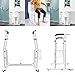YRHome WC Aufstehhilfe Toilettengestell WC Stützhilfe Höhenverstellbar Toilettenstütze bis 200kg Stützgestell Haltegriff Bad Sicherheit Rahmen