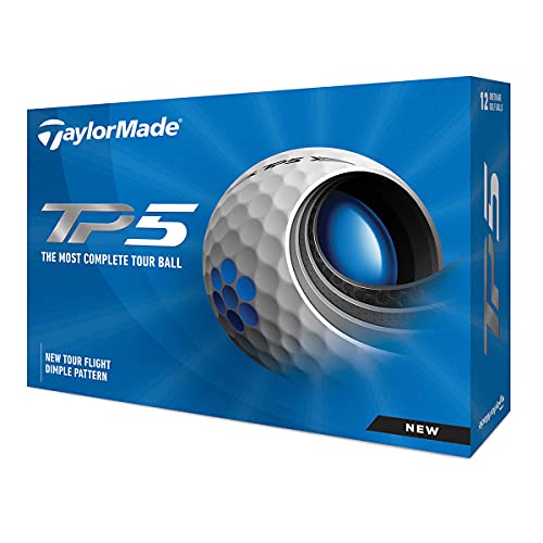 Taylormade TP5 Golf Balls 2021,One Size,White,12 Ball