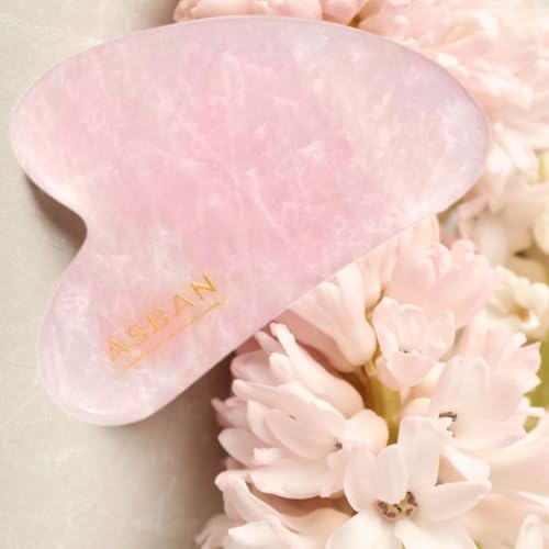 Rosenquarz Roller Set – Gesichtsroller und Gua Sha für die Hautpflege