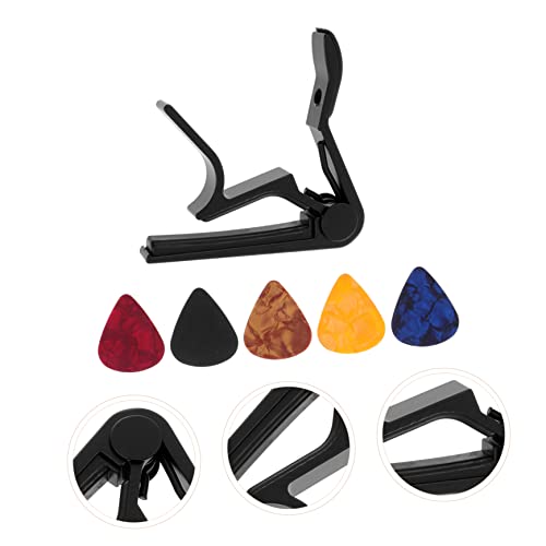 HEIMP Capo de guitare Capo de guitare électrique Accordeur d’ukulélé Capo de guitare pratique Accordeur de banjo Capo de guitare en métal Accordeur de guitare à clip Accordeur de sélection d’ukulélé f - Les Beatles, Paul McCartney, John Lennon, RIngo Starr, George Harrison HEIMP Capo de guitare Capo de guitare électrique Accordeur d'ukulélé Capo de guitare pratique Accordeur de banjo Capo de guitare en métal Accordeur de guitare à clip Accordeur de sélection d'ukulélé f – Image 4