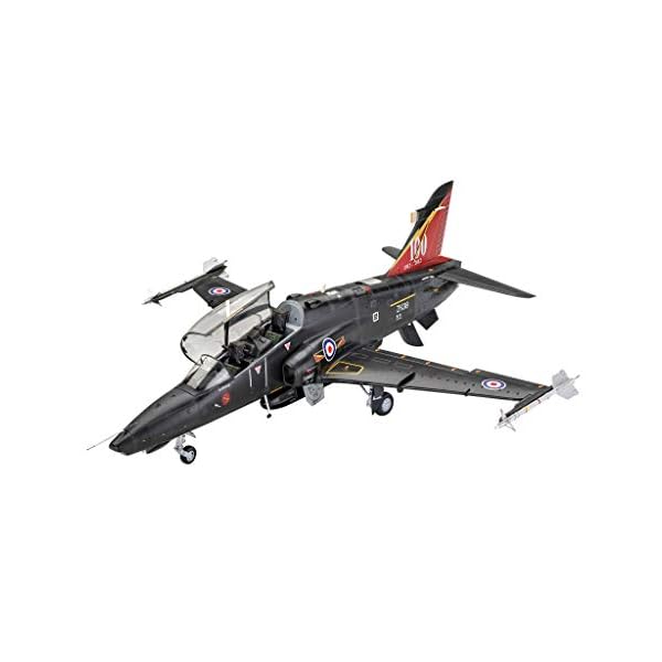 Revell 03852 BAe Hawk T2, Trainingsflugzeug der RAF, Flugzeugmodell 1:32, 39,5 cm originalgetreuer Modellbausatz für… – Bild 4
