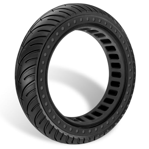GYL 50/75-6.1 Scooter Tire Solid: 8.5 Inch Tubeless Tires for Hover 1 Pioneer Journey Jive Aovopro ES80 Hiboy S2 Gotrax GXL V2 Rival XR Apex XL Electric Scooter, 8 1/2'' Replacement Wheel Black 1 Pcs